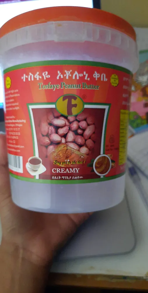 Tesfaye peanut butter