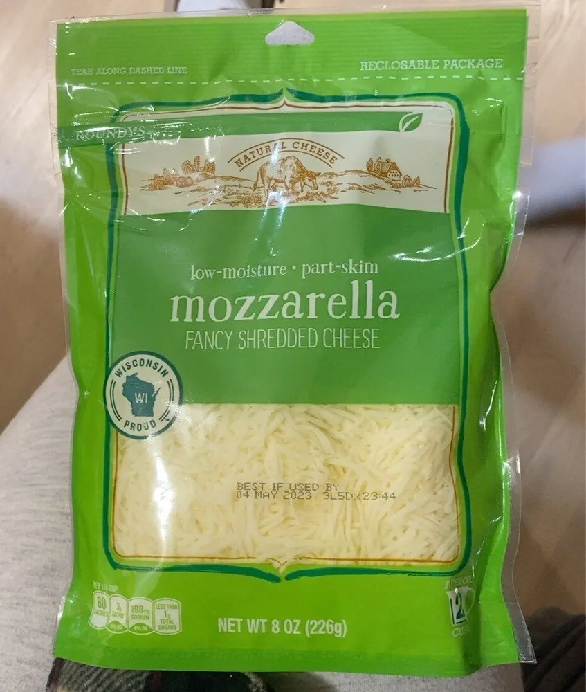 Mozzarella shredded cheese