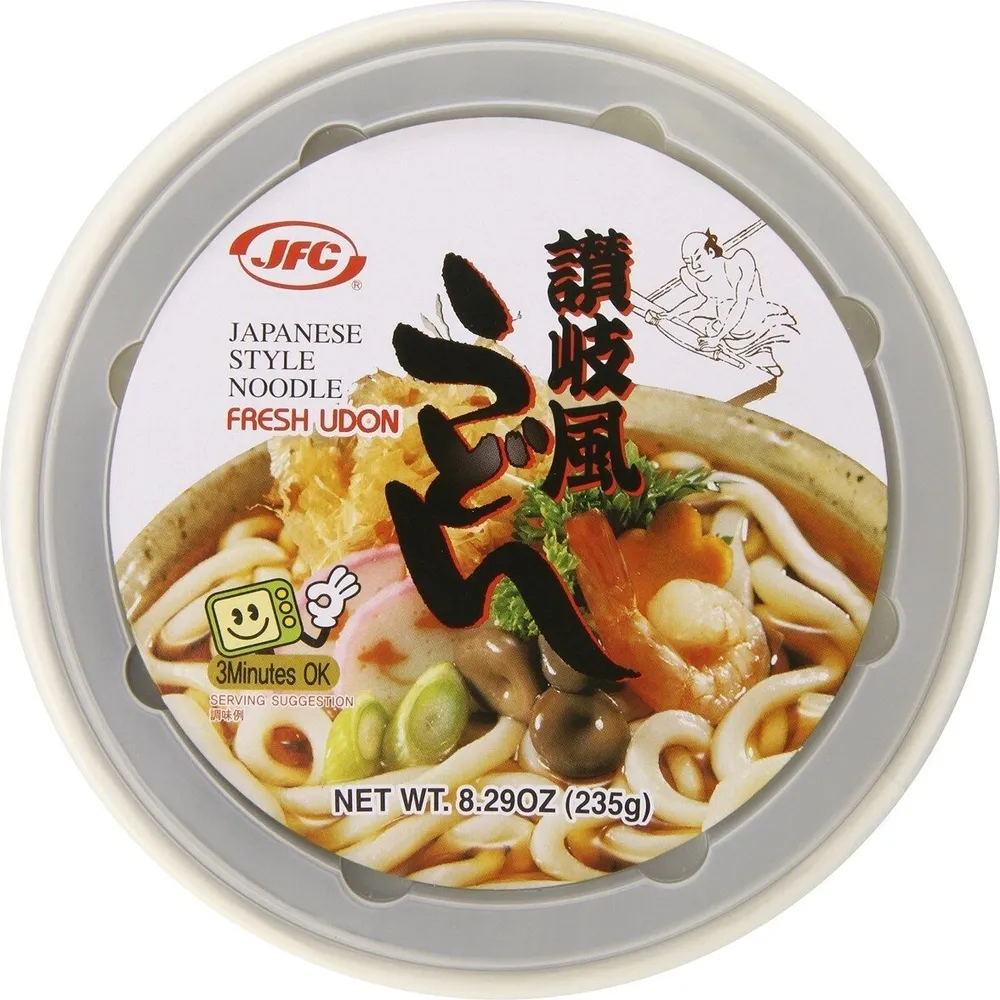 Fresh udon bowl
