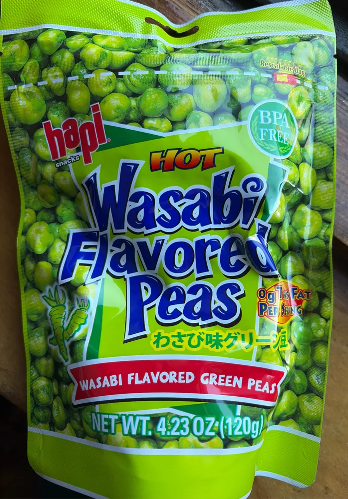 Hot Wasabi Flavored Peas