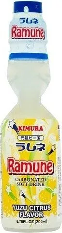 Kimura ramune yuzu citrus flavor carbonated soft drink