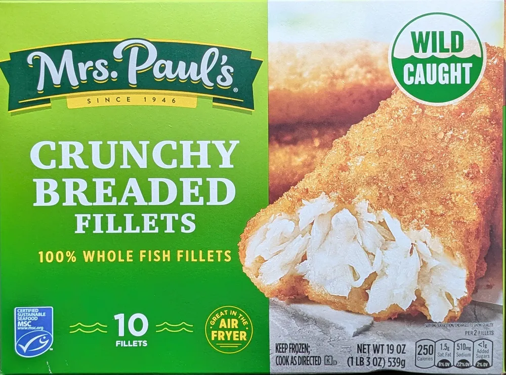 CRUNCHY BREADED FILLETS