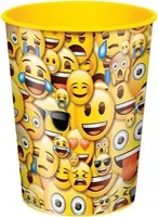 Verre De Plastique De 16 Oz De Emoji (plein De Sourires)