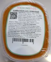 Garbanzos con verduras
