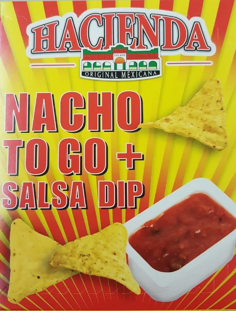Nacho to go + salsa dip