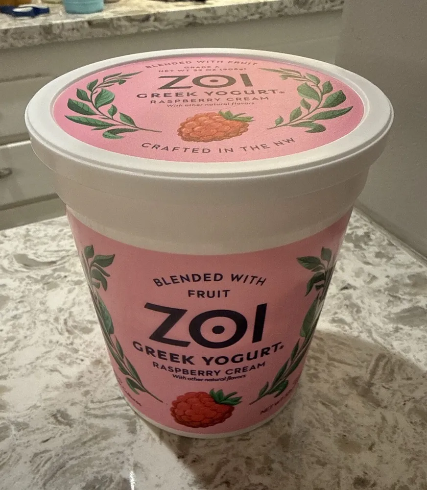 Greek Yogurt Raspberry Cream