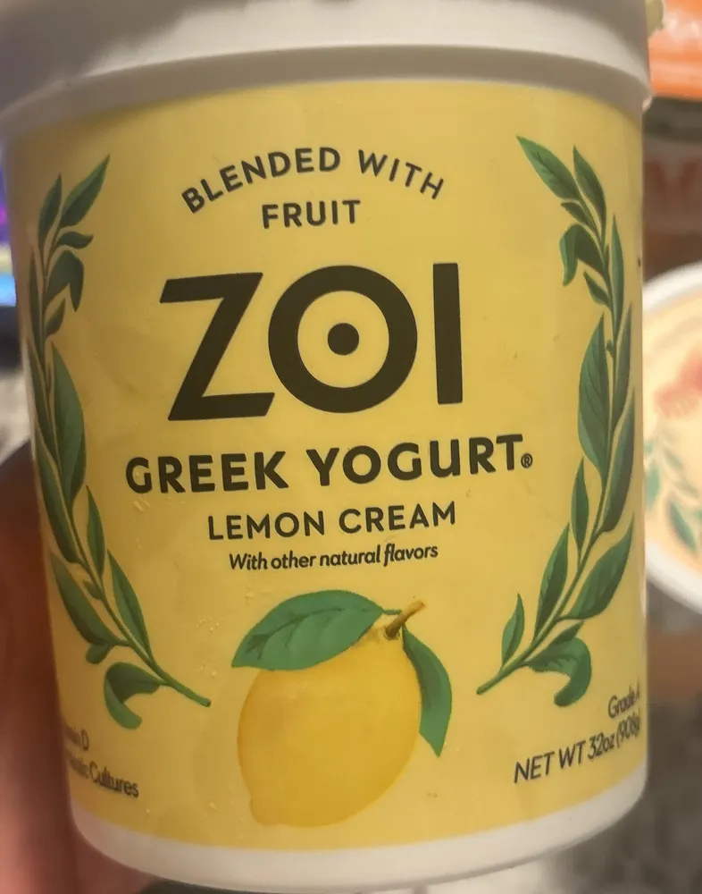 GREEK YOGURT, LEMON CREAM