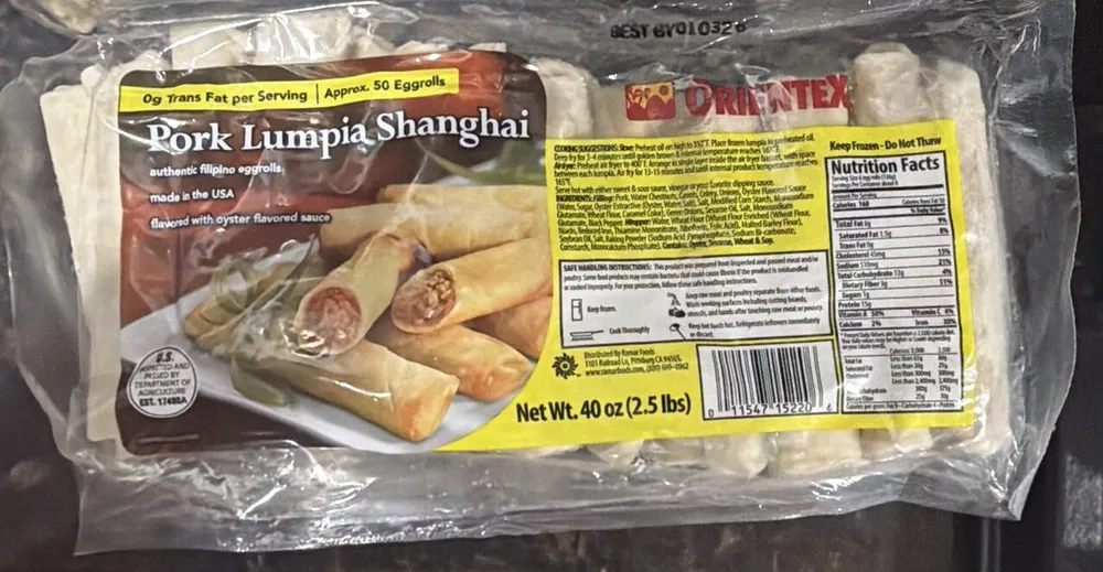 Pork Lumpia Shanghai