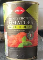CHUNKY CHOPPED TOMATOES WITH HERBS IN TOMATO JUICE