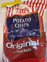Cascade style potato chips