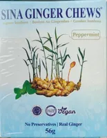 Ginger Chews With Peppermint