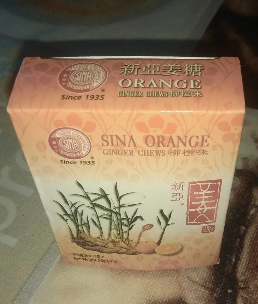 Ginger Chews With Orange