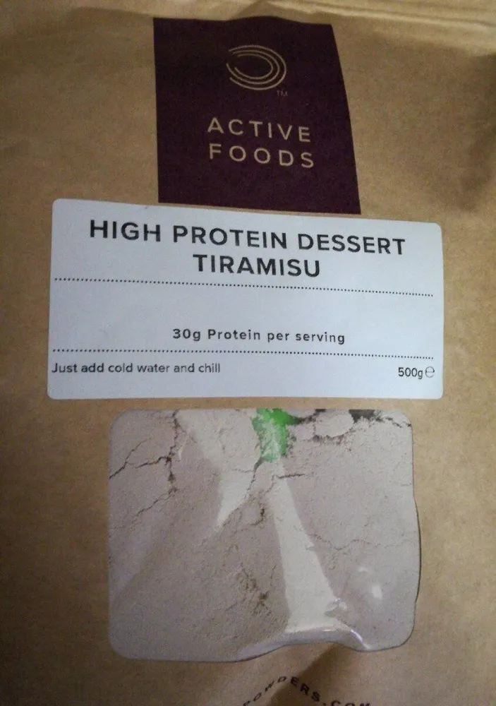High protein dessert tiramisu