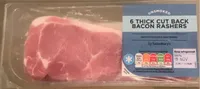 6 Thick Cut Back Bacon Rashers