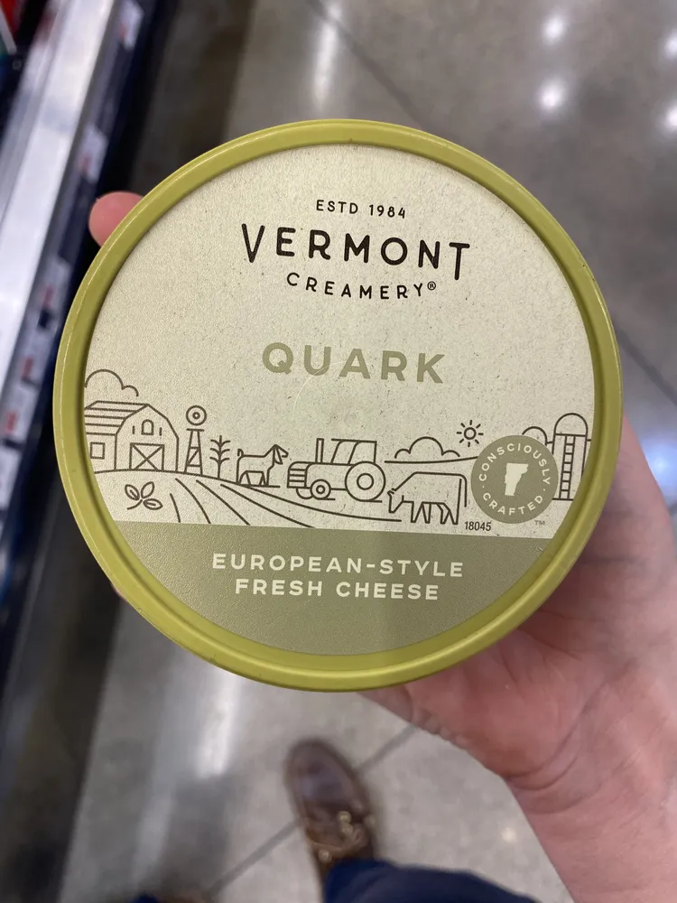 European-style quark fresh cheese, european-style
