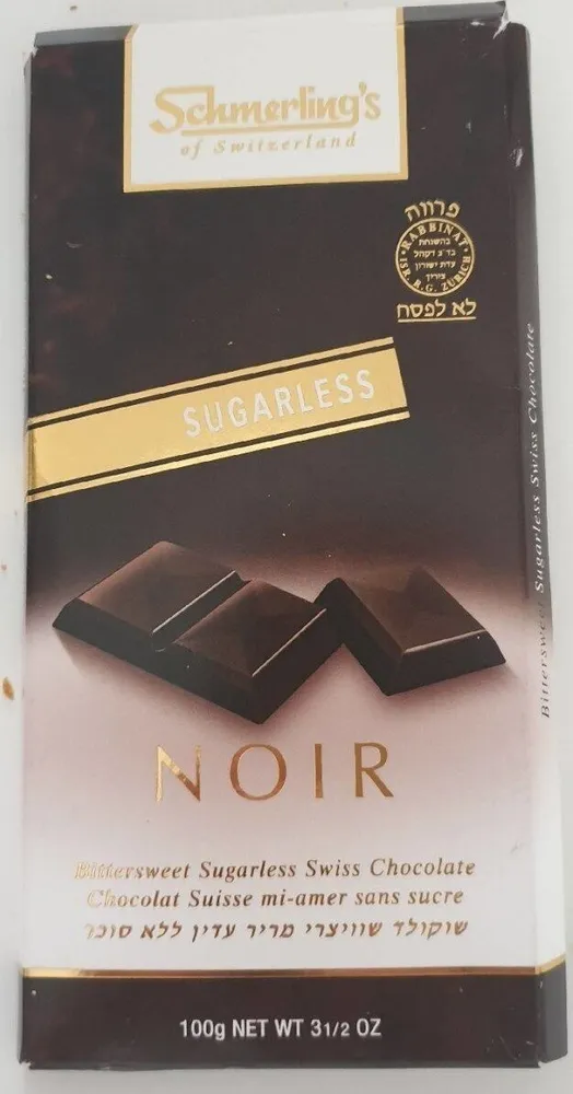 Chocolat Sans Sucre Noir