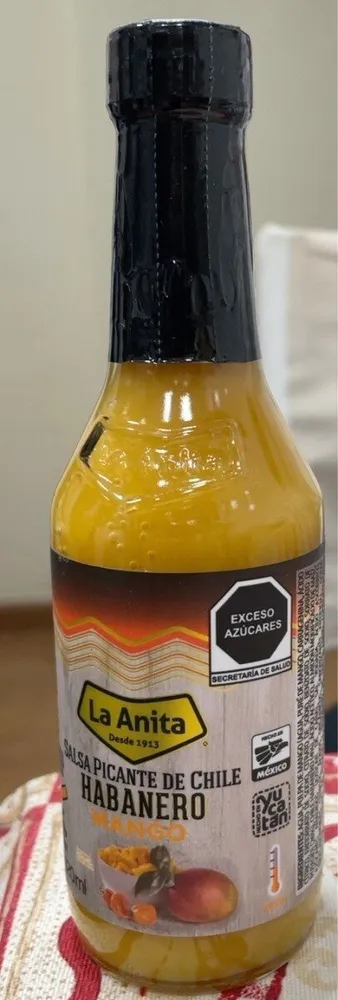 Salsa picante se chile habanero