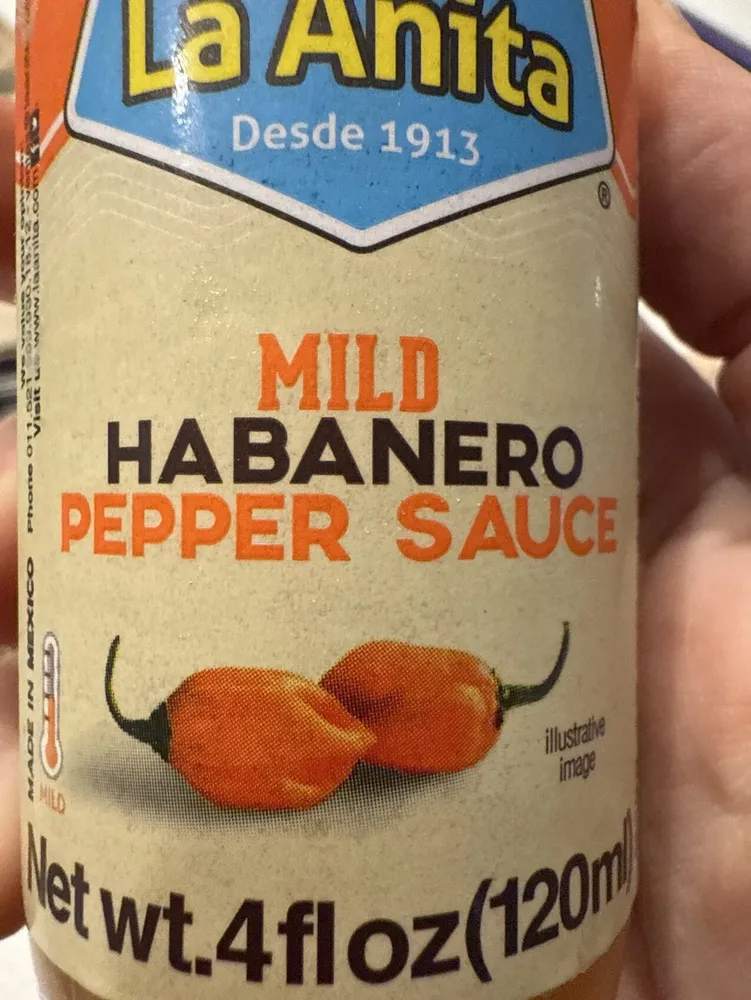 La Anita Habanero Pepper Sauce Mild - 4 FL Oz 4 FL Oz