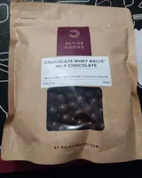 Chocolate whey balls, milk chocolate