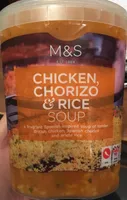 Chicken, chorizo & rice soup