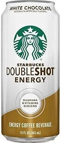 Doubleshot energy white chocolate energy coffee beverage