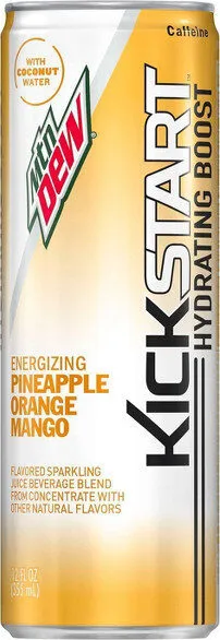 Mountain dew kickstart pineapple orange mango