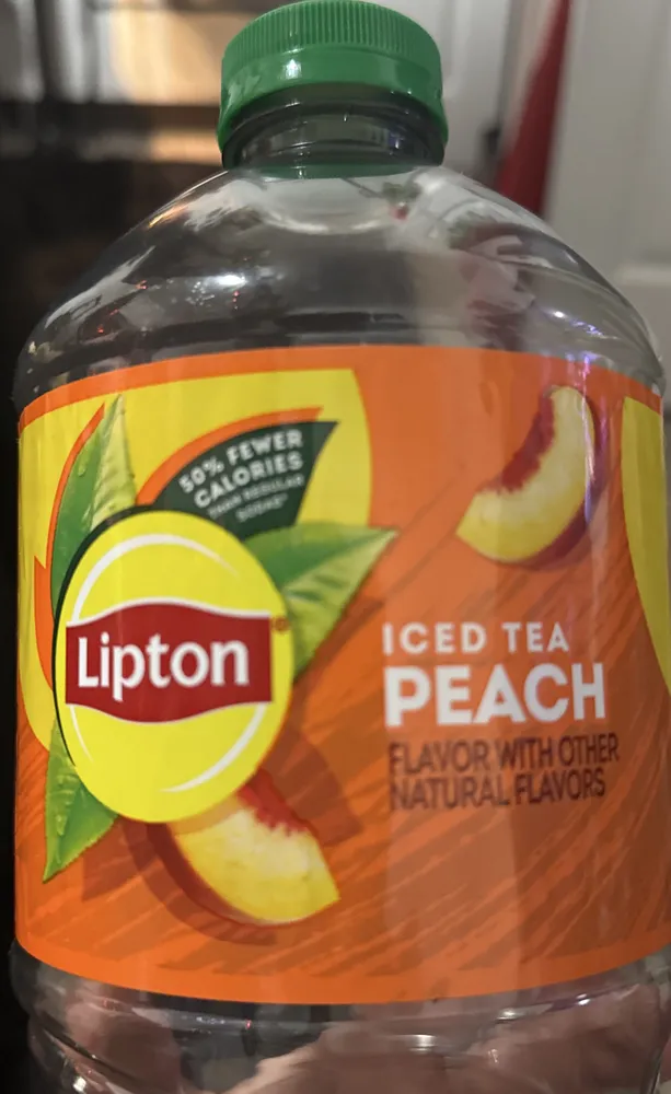 peach iced tea