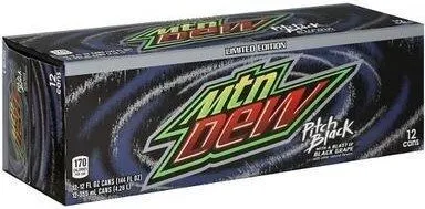 Pitch black soda