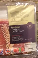 dry cured outdoor bred British pancetta rashers