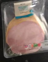 Breaded carvery ham slices