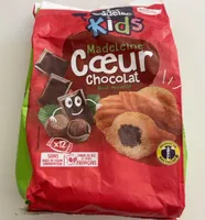 Madeleine coeur chocolat