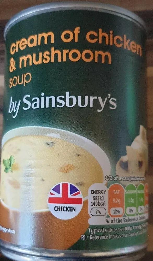 Cream of chicken and mushrooms Soup