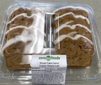 Sliced Cake Carrot Cream Cheese Iced