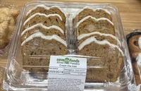Sliced Cake Pumpkin Cream Cheese Iced
