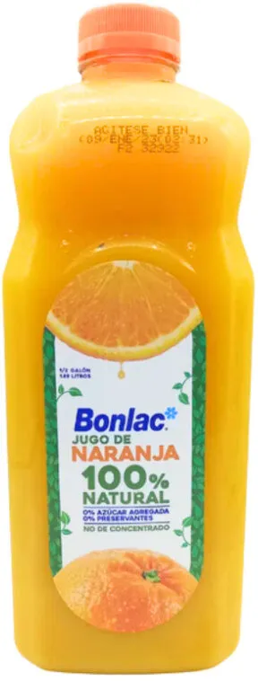 Jugo de Naranja 100% Natural