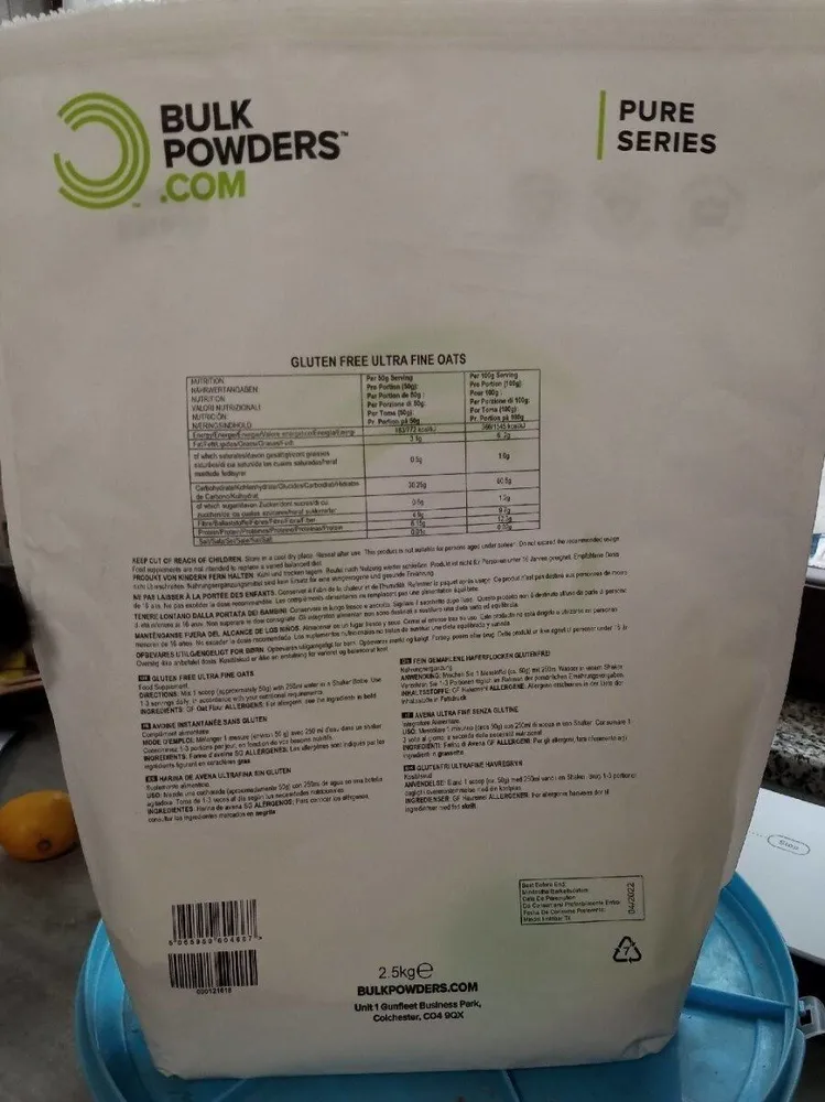 Gluten Free Ultra Fine Oats