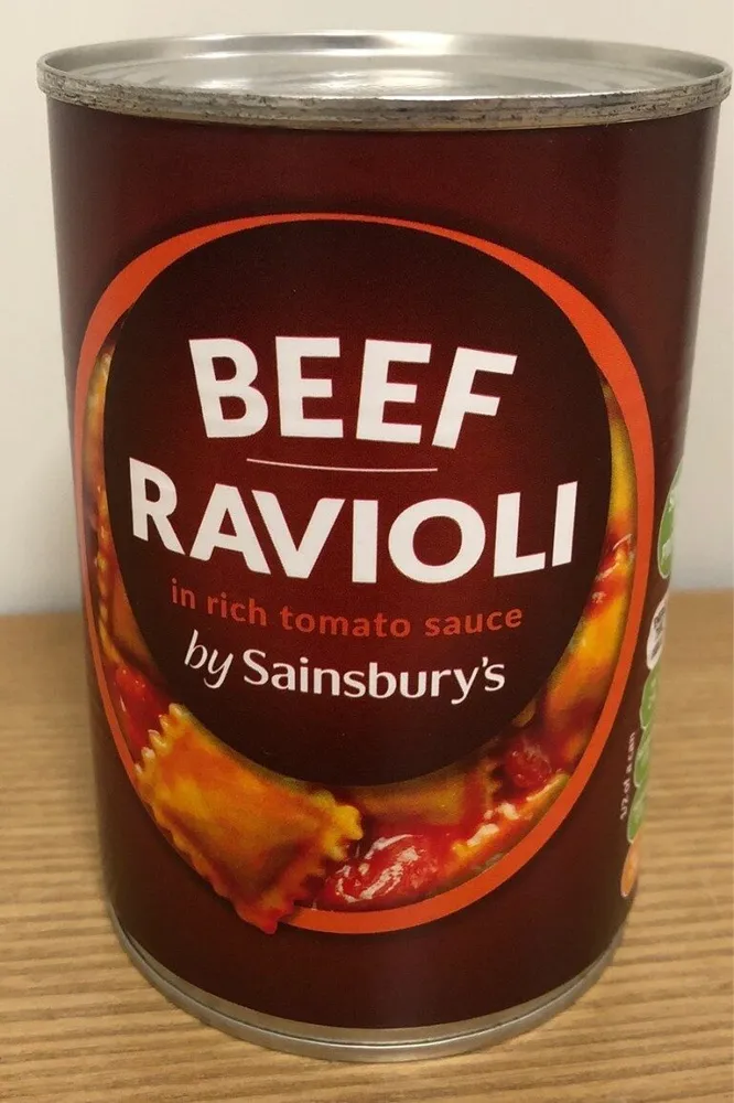 Beef ravioli