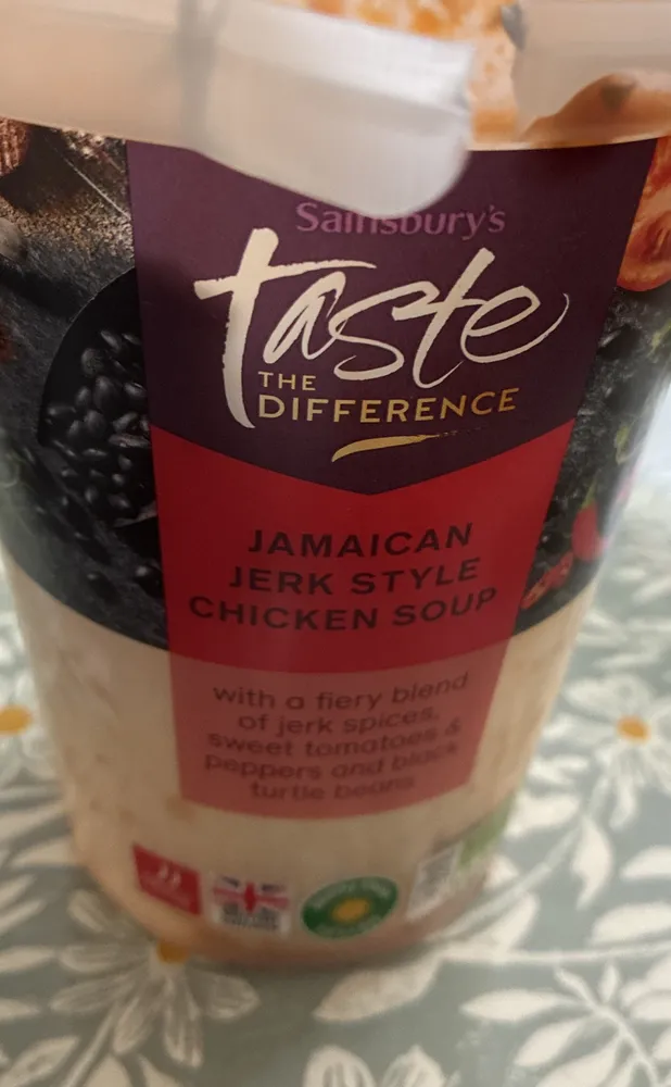 Jamaican jerk style soup