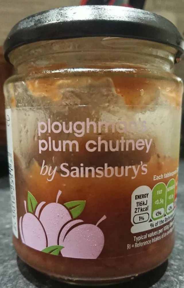 Ploughman's plum chutney