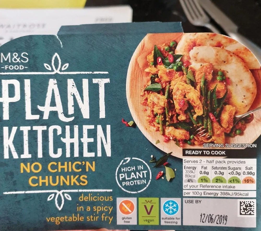 No Chic'n chunks