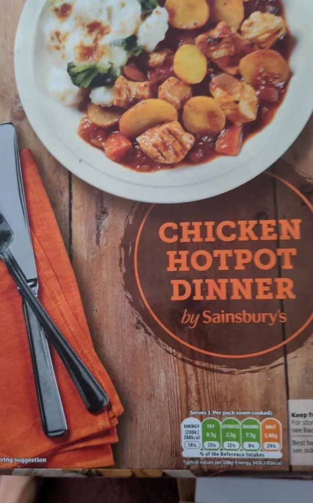 Chicken hotpot dinner