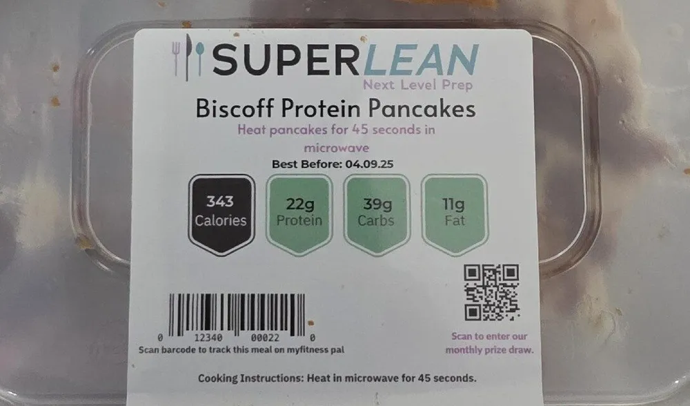 Biscoff Protein Pancakes