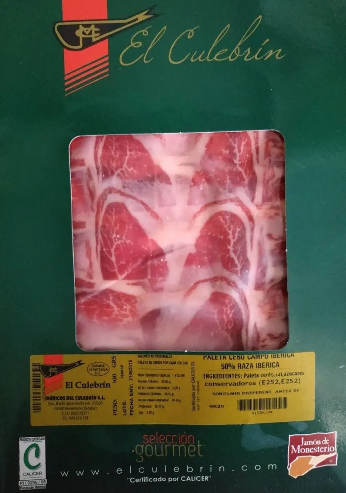 Paleta cebo campo iberica 50% Raza iberica