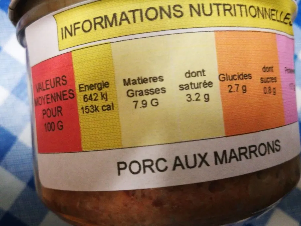 Pate campagne aux marrons