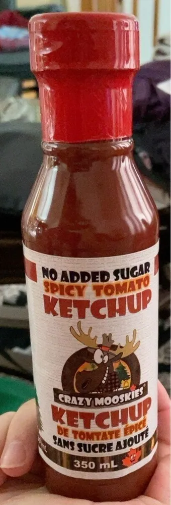 No added spicy tomato ketchup