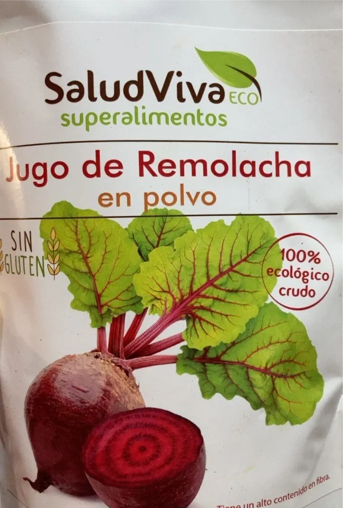 Jugo remolacha en polvo