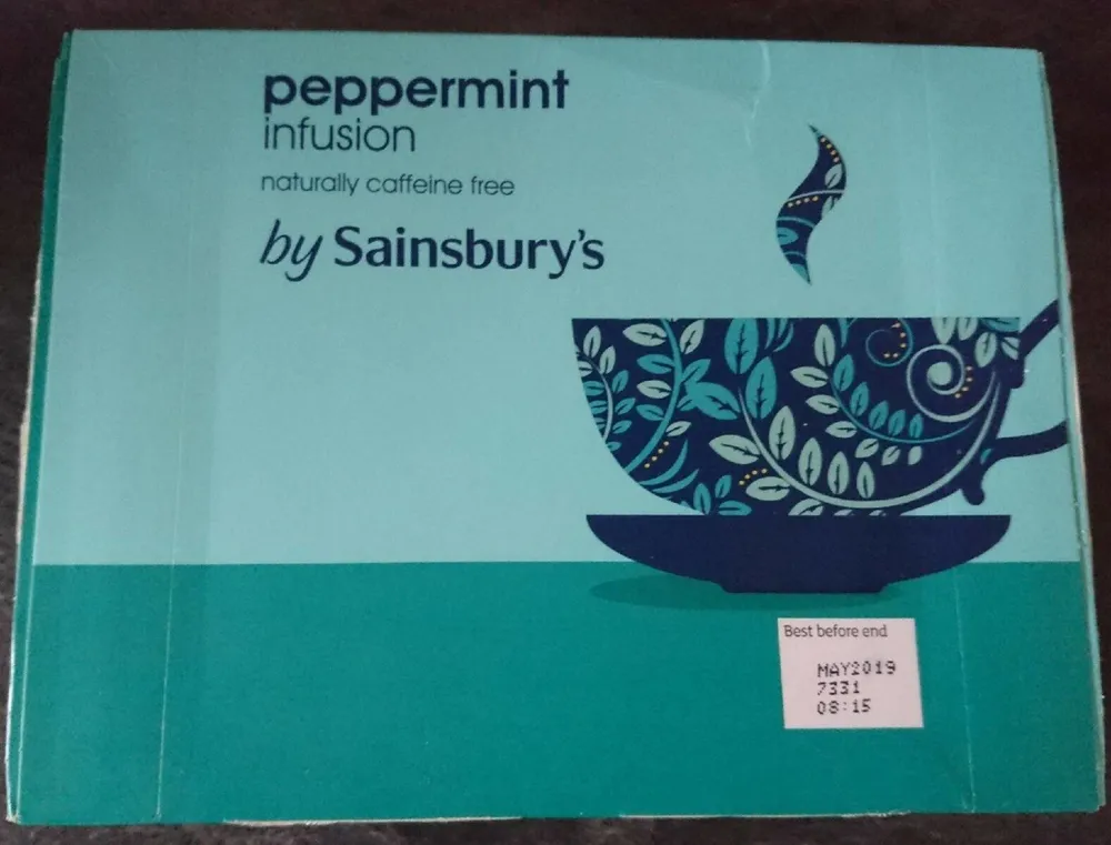 Peppermint infusion naturally caffeine free by Sainsbury's