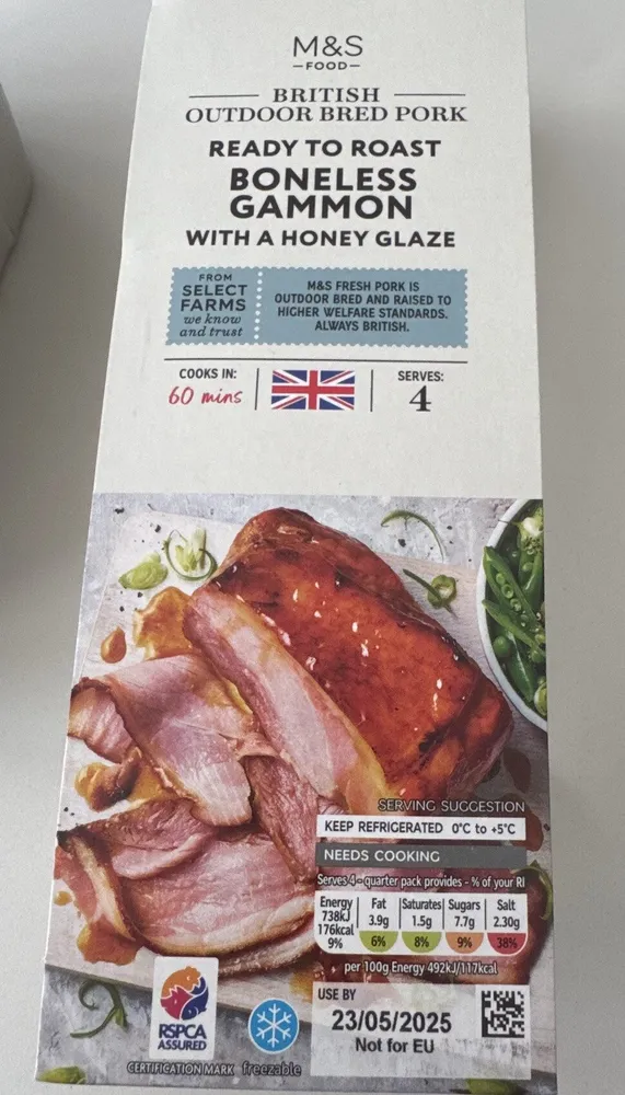 Boneless Gammon with Honey Glaze