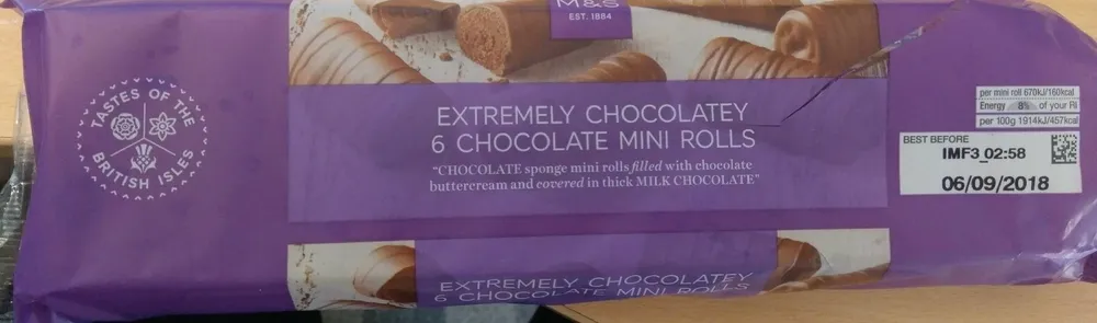 Chocolate mini roll