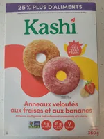 Anneaux veloutés aux fraises et aux bananes